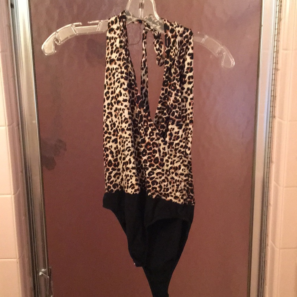 Leopard onesie